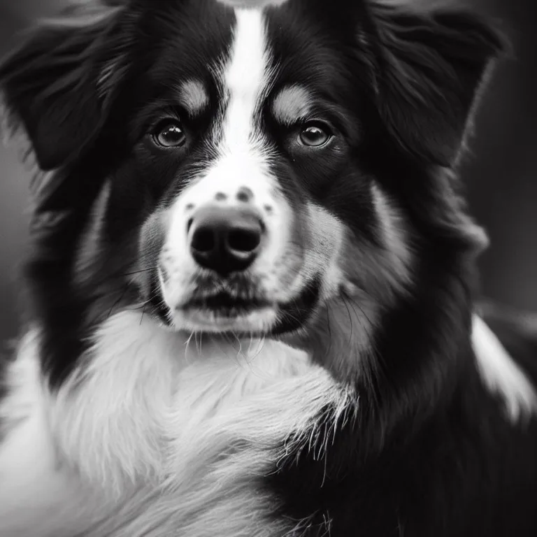 Owczarek Australijski Czarno-Biały