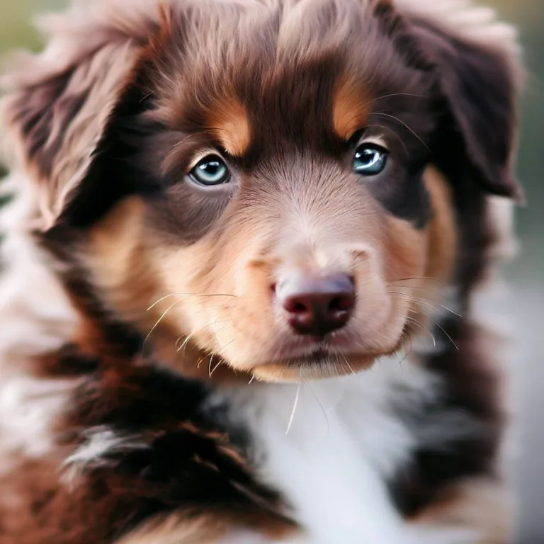 Owczarek australijski brązowy szczeniak